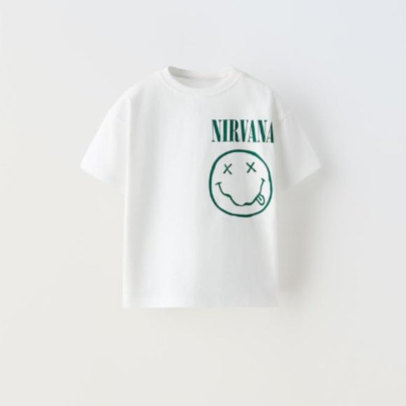 TODDLER NIRVANA T-SHIRT FROM ZARA - Picture 1 of 4